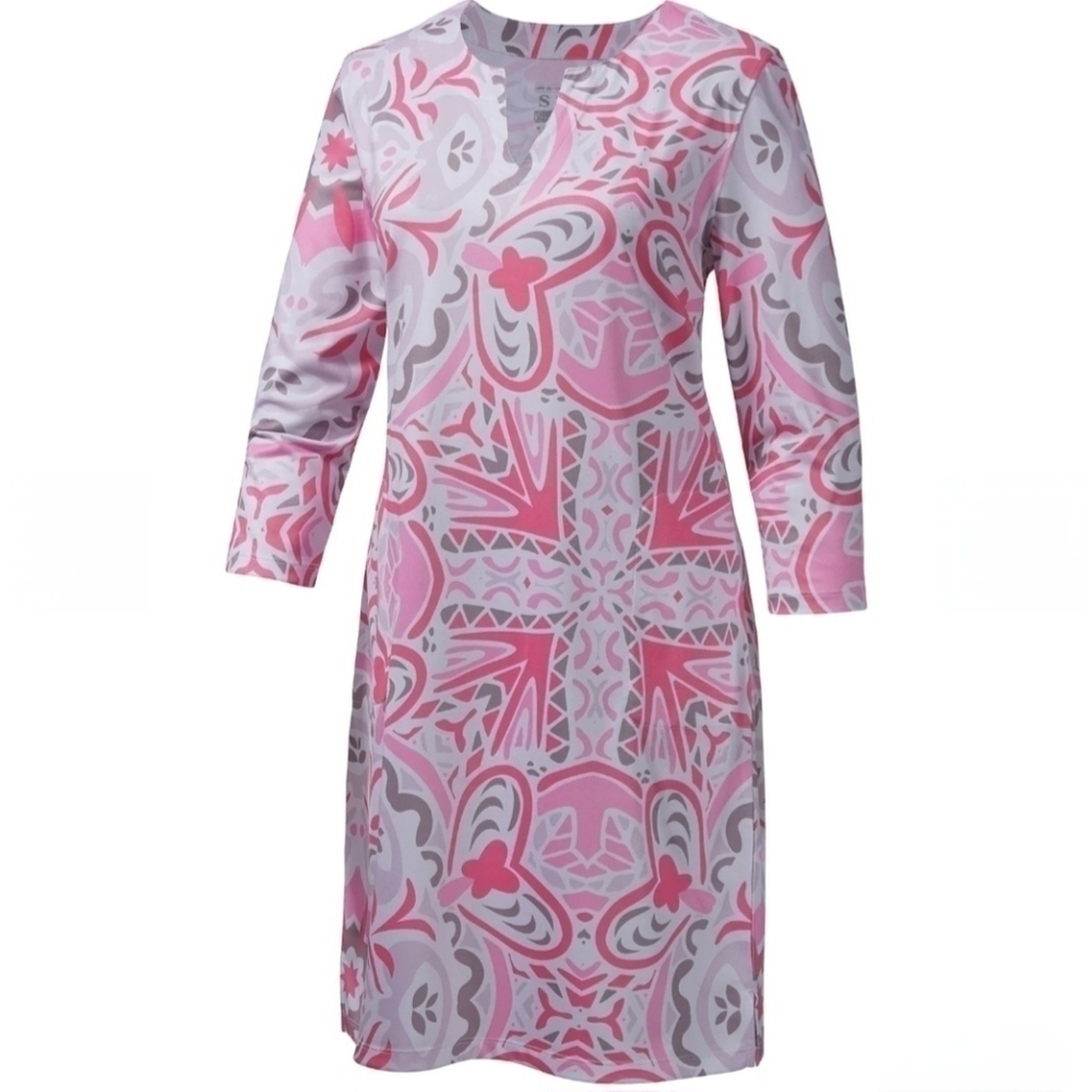 Lightbare Women's UPF 50+ 3/4 Sleeve Dress womens plus size 3x - Picture 7 of 13